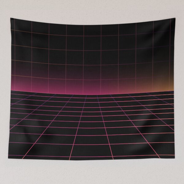 Item preview, Synthwave Grid Lines designed and sold by MaiZephyr.