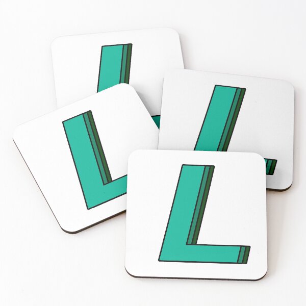 Item preview, green L designed and sold by Amanda Kirkpatrick.