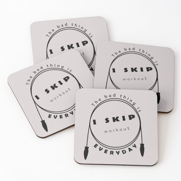 Item preview, Funny Workout Text - I Skip Everyday designed and sold by CreativTEES !.