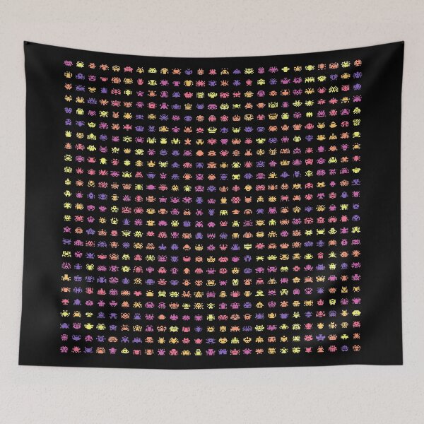 Item preview, Space Invaders 008 (Sunset Rainbow Dense) designed and sold by B38TN1K.