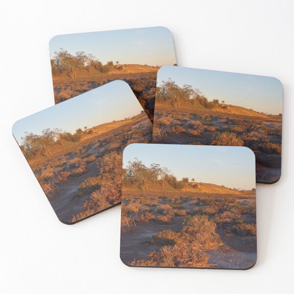 Item preview, Morning light on salt bush - Murray Sunset NP Mallee designed and sold by yvonne hyland.