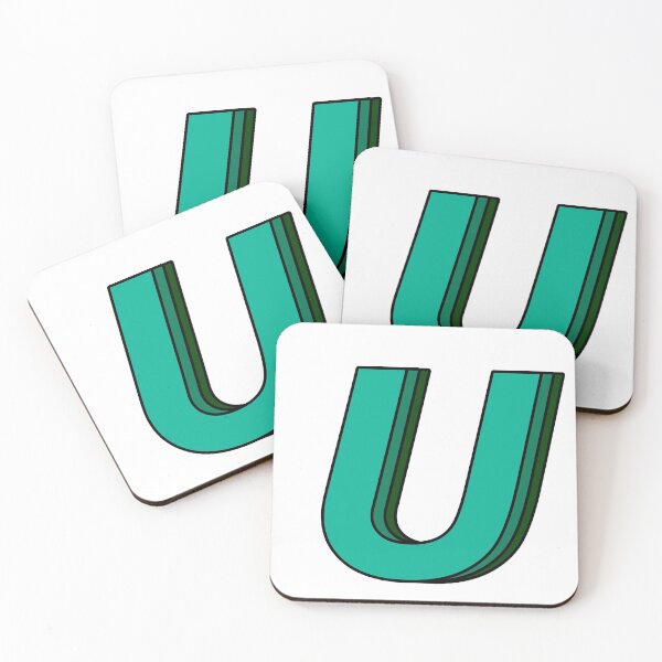 Item preview, green U designed and sold by Amanda Kirkpatrick.