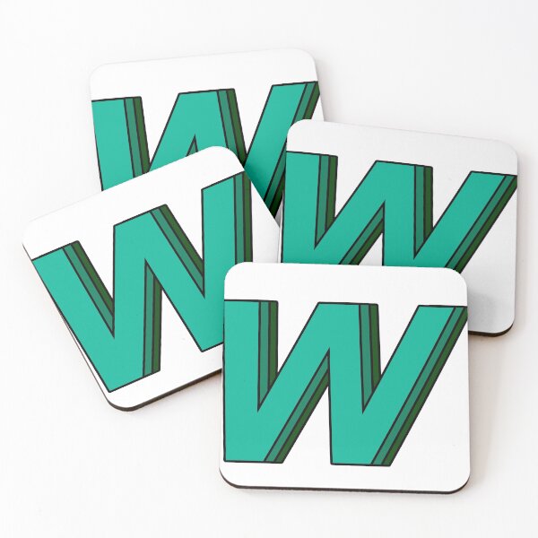 Item preview, green W designed and sold by Amanda Kirkpatrick.