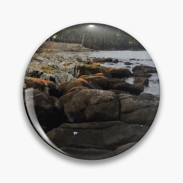 Item preview, Beautiful Orange Rocks With View Of Water designed and sold by craftedbycale.