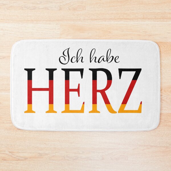 Item preview, Ich habe Herz ( I have Heart) in German colors  designed and sold by PandLcreations.