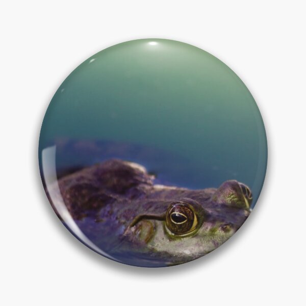 Item preview, Frog in Water Green Frog Eyes designed and sold by mwagie.