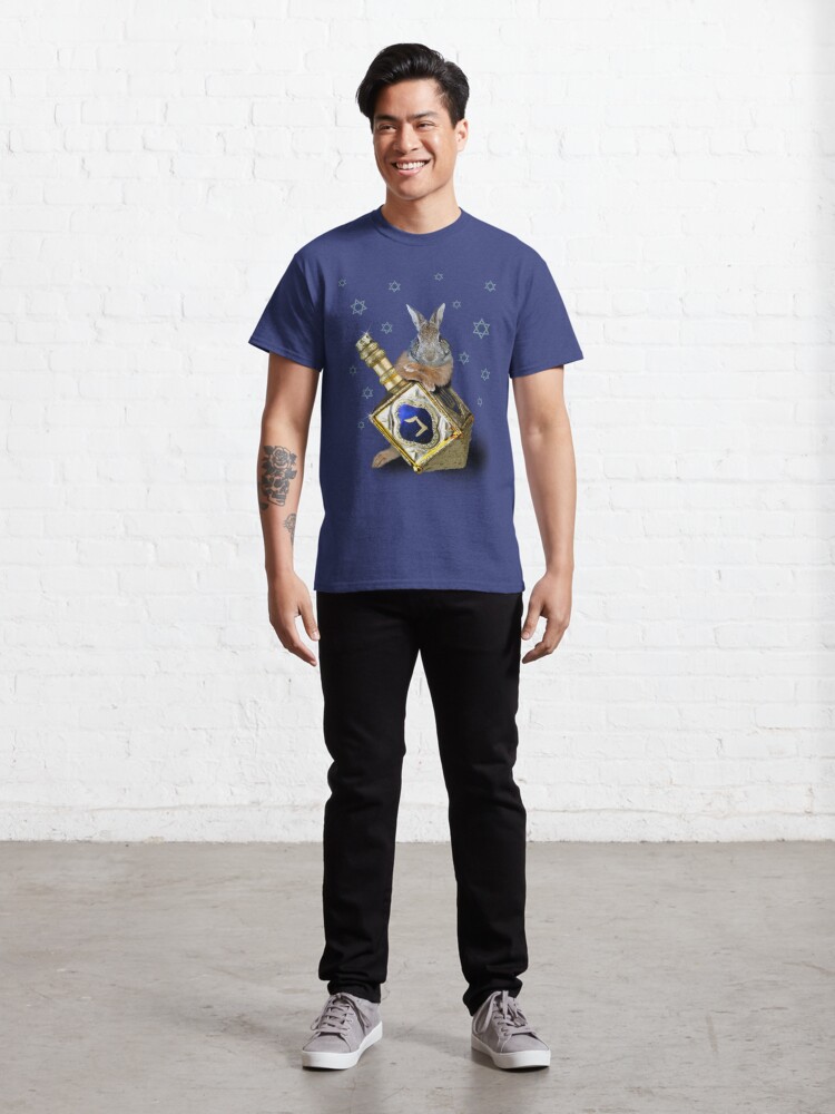 Disover Hanukkah Bunny Rabbit Classic T-Shirt