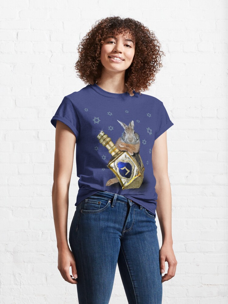 Discover Hanukkah Bunny Rabbit Classic T-Shirt