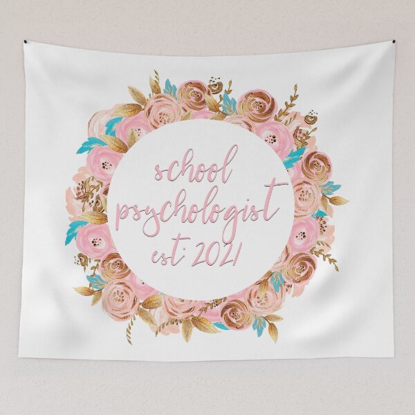 Item preview, School Psychologist Est: 2021 designed and sold by EvyStickersx.
