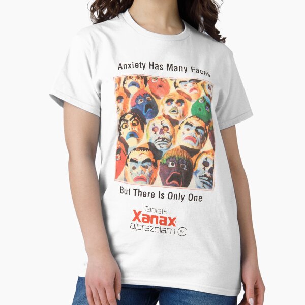 Item preview, Xanax has many faces designed and sold by twofrogsonelog.