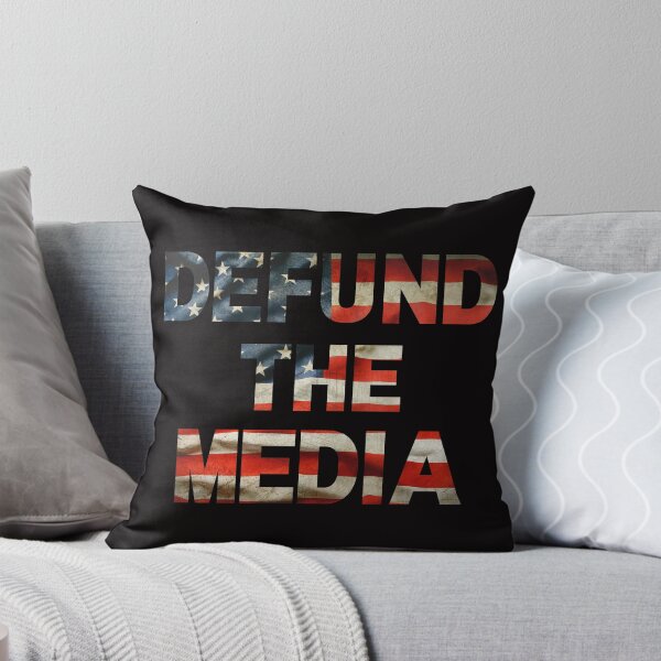 Item preview, Defund The Media Retro Vintage American Flag designed and sold by TallOne-apparel.