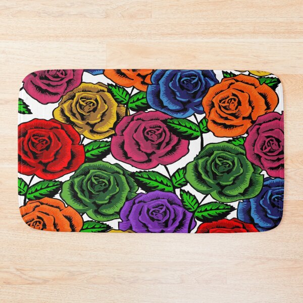 Item preview,  Mexican Roses Floral Art colorful designed and sold by Tetete.