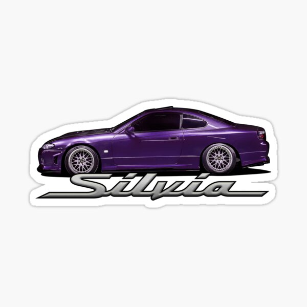 Dynamic Sticker Bomb Style Real Sports Car Accessories Featuring Drifting  Nissan Silvia