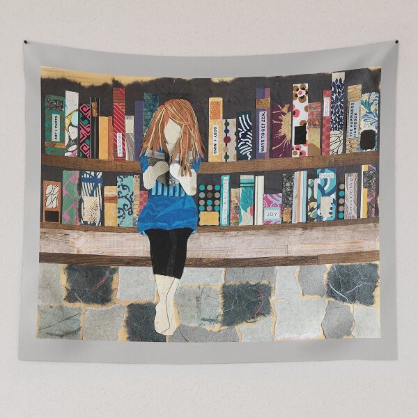 Item preview, She Loves to Read designed and sold by Art by Leanne P / Leanne Poellinger.