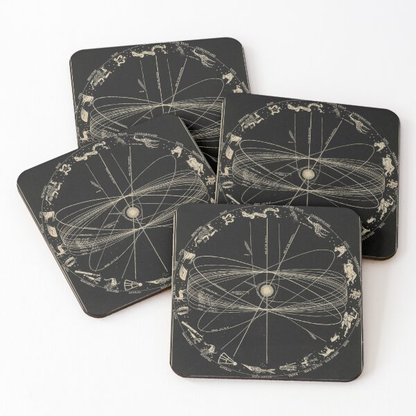 Item preview, 1850 Vintage Diagram of Orbits of the Planets designed and sold by Gin  Neko.