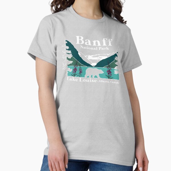 Vista previa del artículo con la obra «Parque Nacional Banff», diseñado y vendido por GreatLakesLocal.