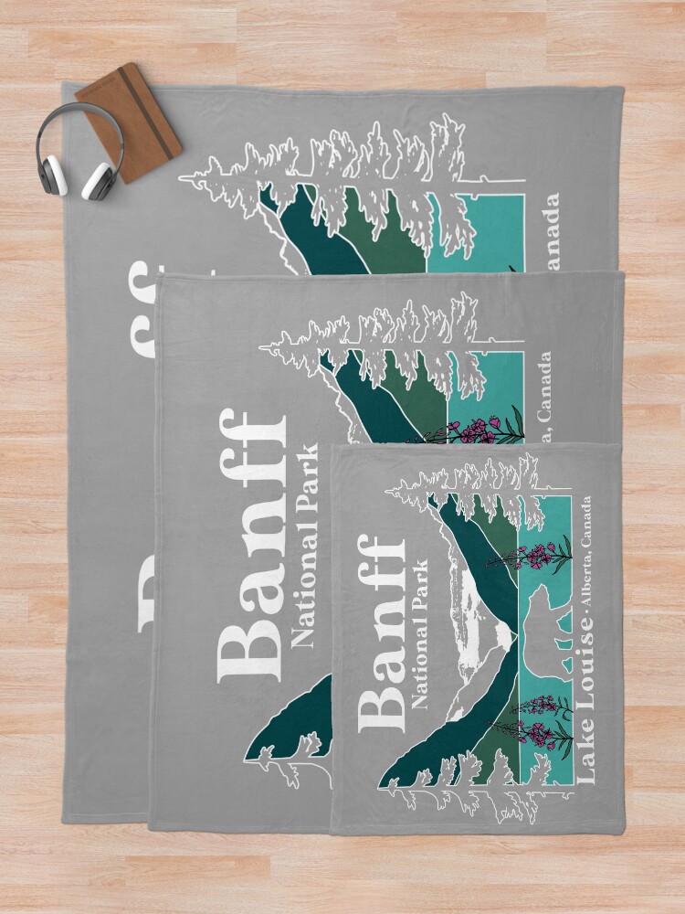 Alternate view of Banff National Park Throw Blanket