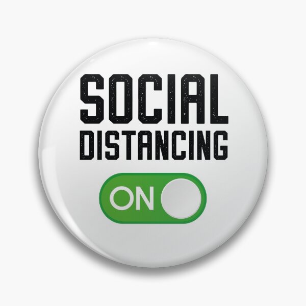Item preview, Social Distancing ON Virus gift mask nerd designed and sold by teeseeds.