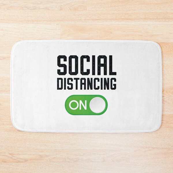 Item preview, Social Distancing ON Virus gift mask nerd designed and sold by teeseeds.