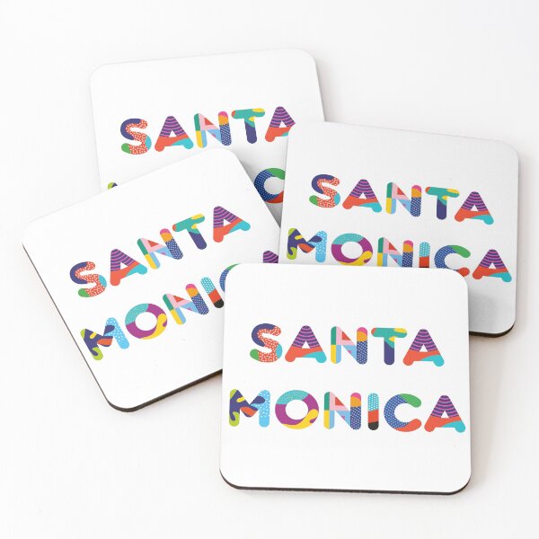 Item preview, Santa Monica Los Angeles California SoCal Colorful Graphic designed and sold by David Garry.