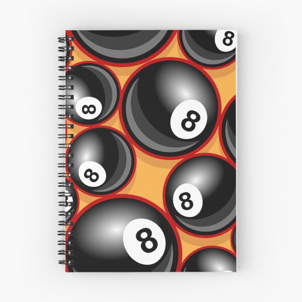 Artikelvorschau, Billard Schwarz 8 Ball 8-Ball gelb orange entworfen und verkauft von Draculaura2009.