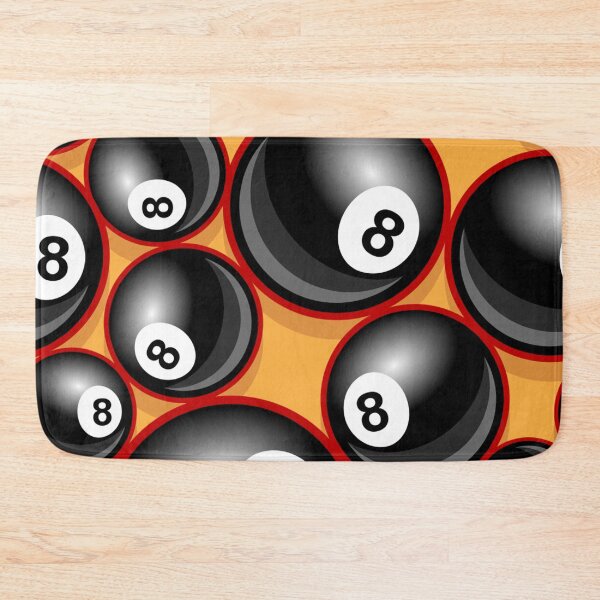 Artikelvorschau, Billard Schwarz 8 Ball 8-Ball gelb orange entworfen und verkauft von Draculaura2009.