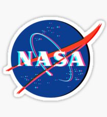 NASA Logo 3D Sticker
