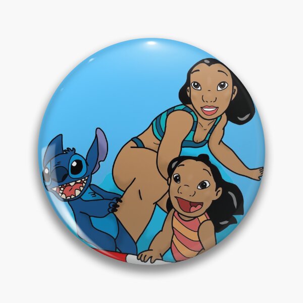 Item preview, Lilo & Stitch Surfing Sticker  designed and sold by Hori Shop.
