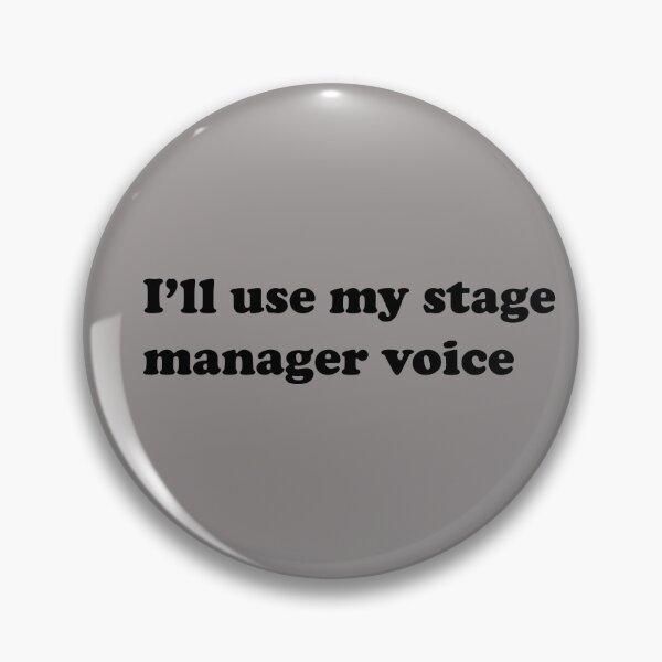 Item preview, I'll use my stage manager voice designed and sold by Erin Peck.