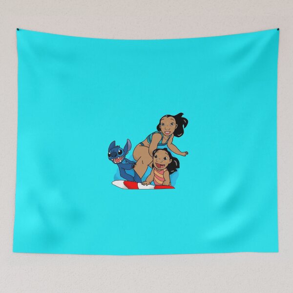 Item preview, Lilo & Stitch Surfing Sticker  designed and sold by Hori Shop.