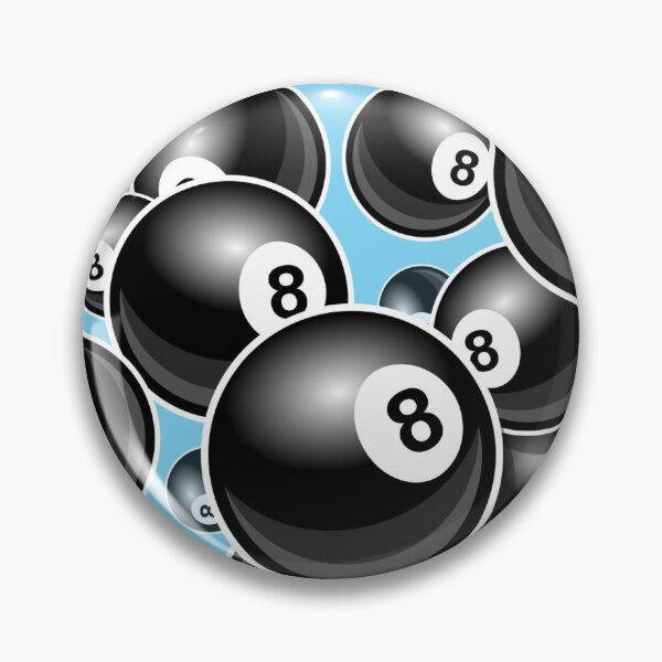 Item preview, Billiards Black 8 Ball 8-Ball blue designed and sold by Draculaura2009.