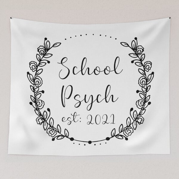 Item preview, School Psychologist Est: 2021 designed and sold by EvyStickersx.