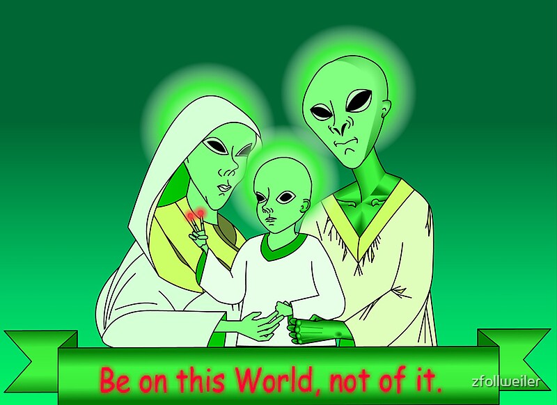 “The Alien Nativity” by zfollweiler | Redbubble