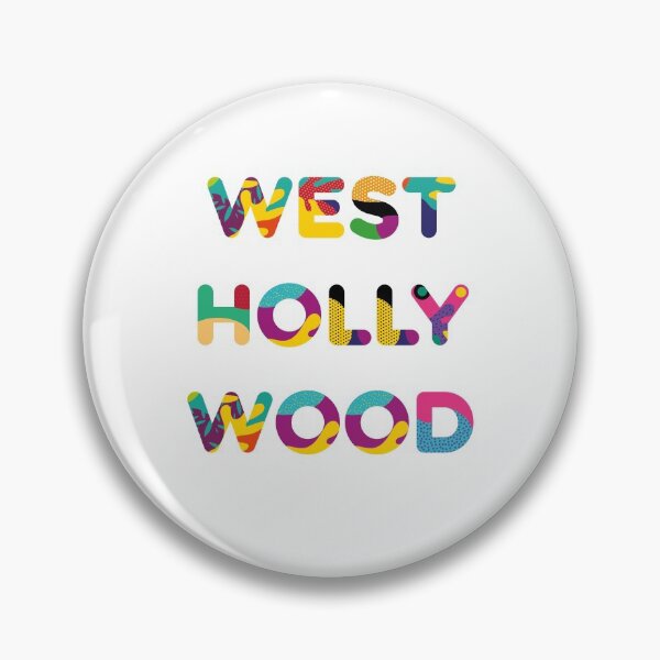 Item preview, West Hollywood WeHo Los Angeles California SoCal Colorful Graphic designed and sold by David Garry.
