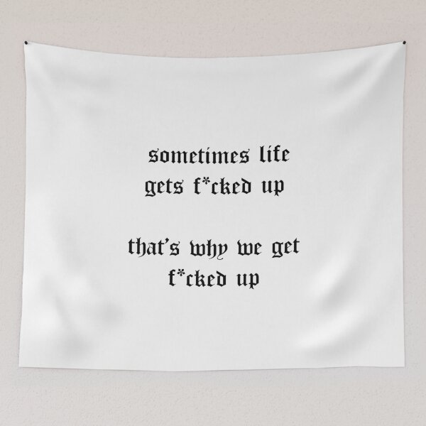 Item preview, U Said Lyrics x Sometimes Life Black Font designed and sold by ★ OSAKI Creations ★.