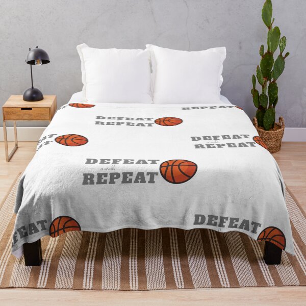 Item preview, Defeat and Repeat Basketball Sports Team Winners print designed and sold by doodabobs.