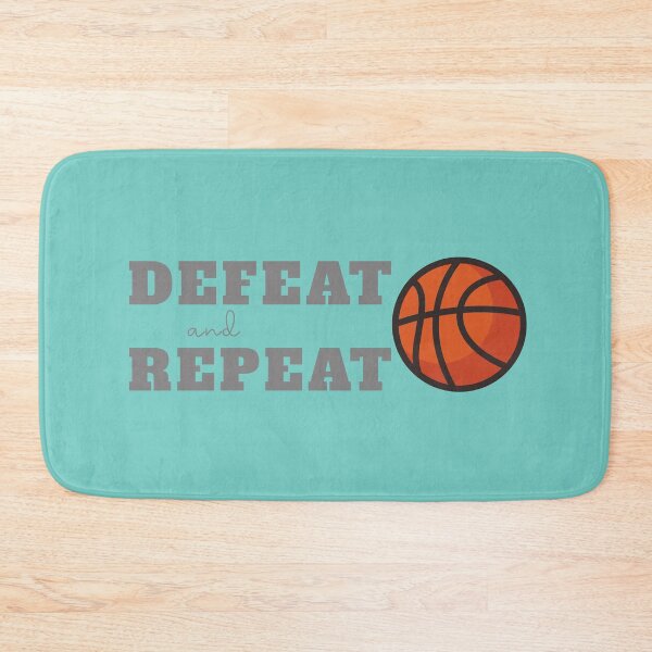 Item preview, Defeat and Repeat Basketball Sports Team Winners print designed and sold by doodabobs.