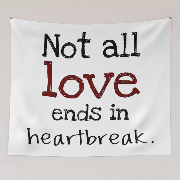 Item preview, Not All Love Ends in Heartbreak Drawing designed and sold by lovebubbles5.