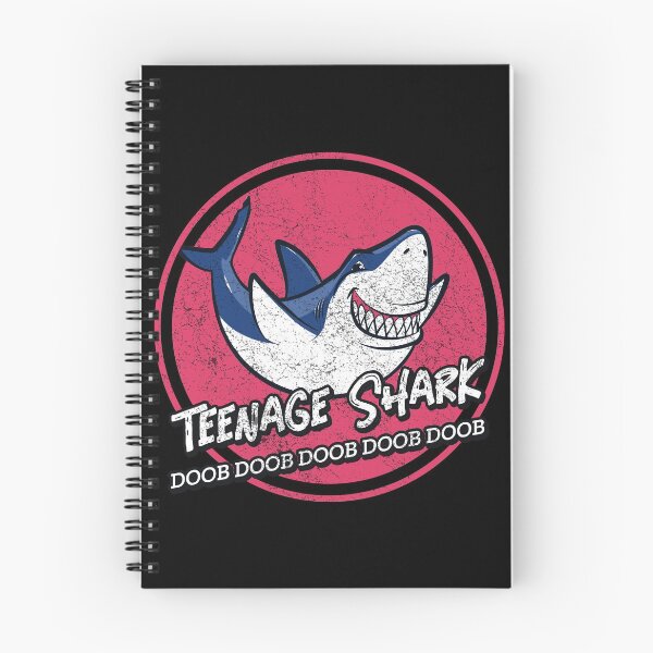 Item preview, Teenage Shark Cartoon Character Distressed Design designed and sold by Coder-T.
