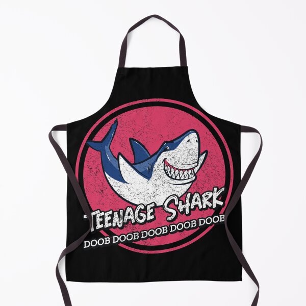 Item preview, Teenage Shark Cartoon Character Distressed Design designed and sold by Coder-T.