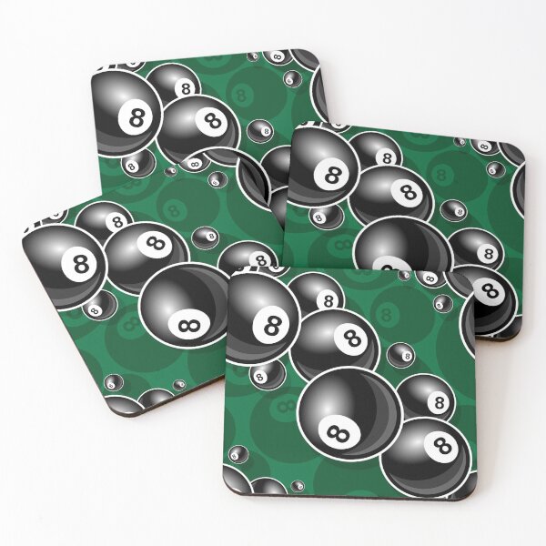 Item preview, pool, game, cue stick, ball, billiards, 8 ball, snooker, billiard table, magic, pocket green designed and sold by Draculaura2009.