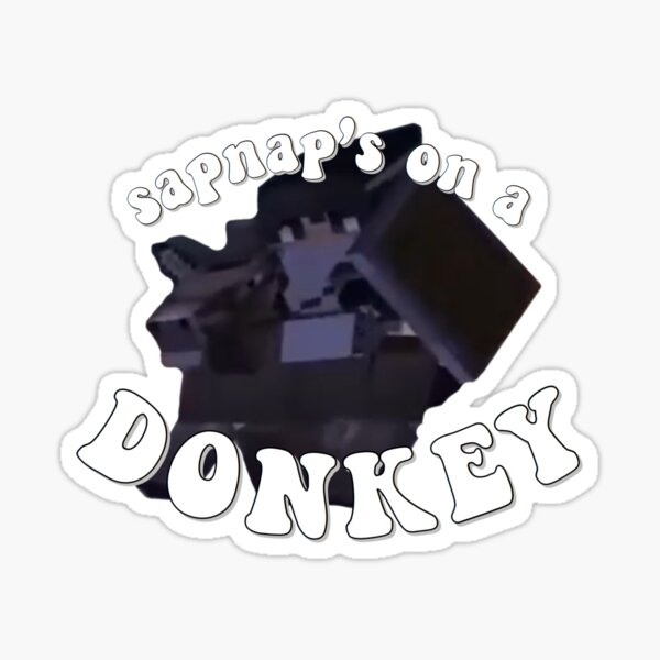 sapnap’s on a DONKEY Sticker