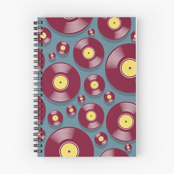 Item preview, Records Turntable DJ Dee Jay Record Player Vinyl Pattern designed and sold by Draculaura2009.