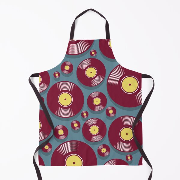 Item preview, Records Turntable DJ Dee Jay Record Player Vinyl Pattern designed and sold by Draculaura2009.