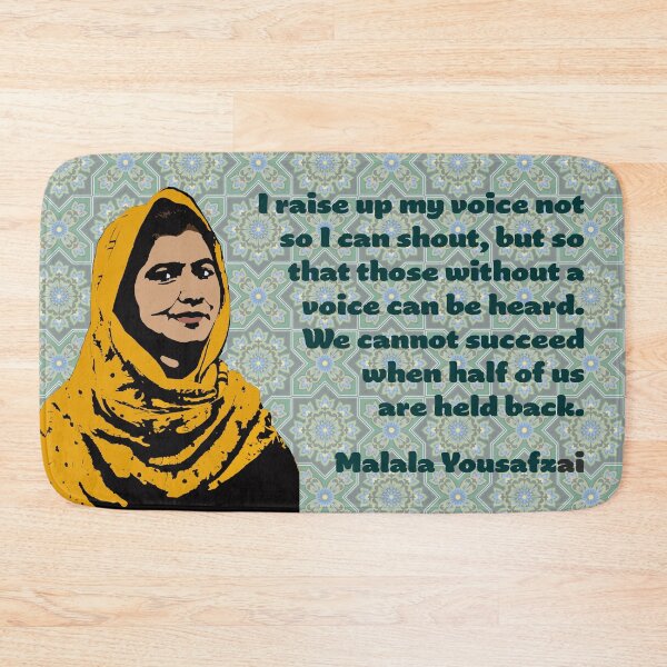 Item preview, Malala Yousafzai feminist icon quote designed and sold by candhdesigns.