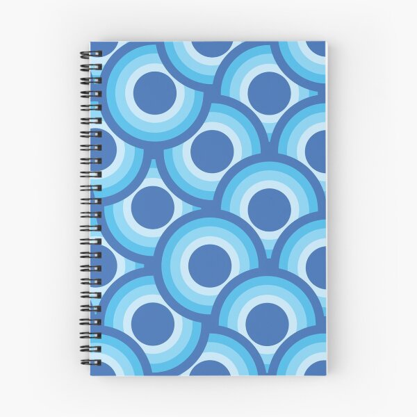 Item preview, Disco Retro 70s 80s pattern blue designed and sold by Draculaura2009.
