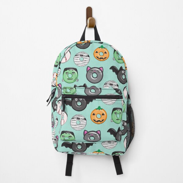 Item preview, Halloween donuts on teal designed and sold by littlearrow.