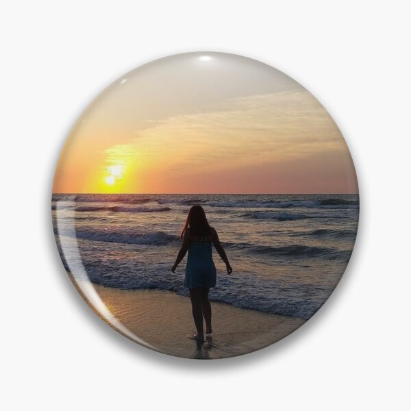 Item preview, Sunset with girl silhouette designed and sold by Hisbestwork.