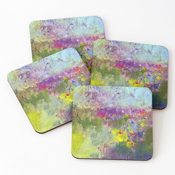 Item preview, Abstract Impressionistic meadow flowers by Sue Zipkin designed and sold by Sue Zipkin.