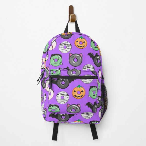 Item preview, Halloween donuts on purple designed and sold by littlearrow.
